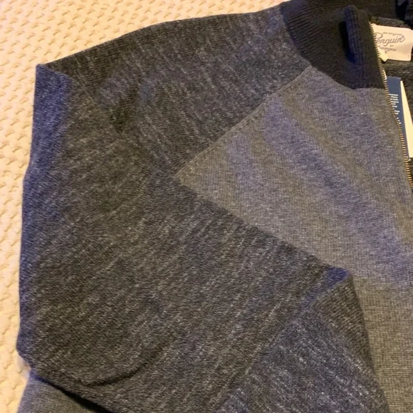 PENGUIN 🐧 Men's Navy Half-Zip Sweater